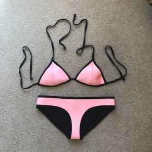 Pink Triangl Chloe Bikini Set size small